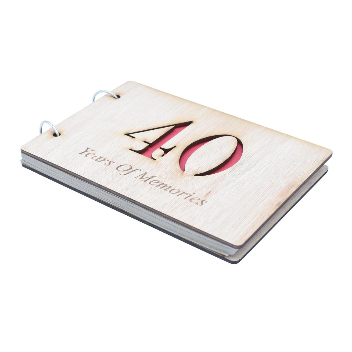 40 Year of Memories - Scrapbooks for Birthdays, Anniversaries, Christmas & Valentines