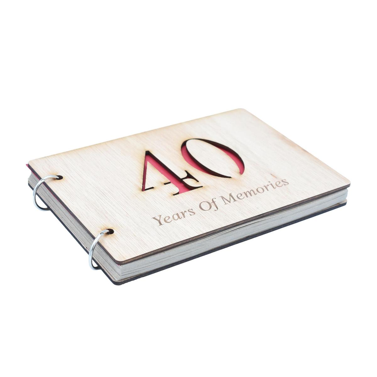 40 Year of Memories - Scrapbooks for Birthdays, Anniversaries, Christmas & Valentines
