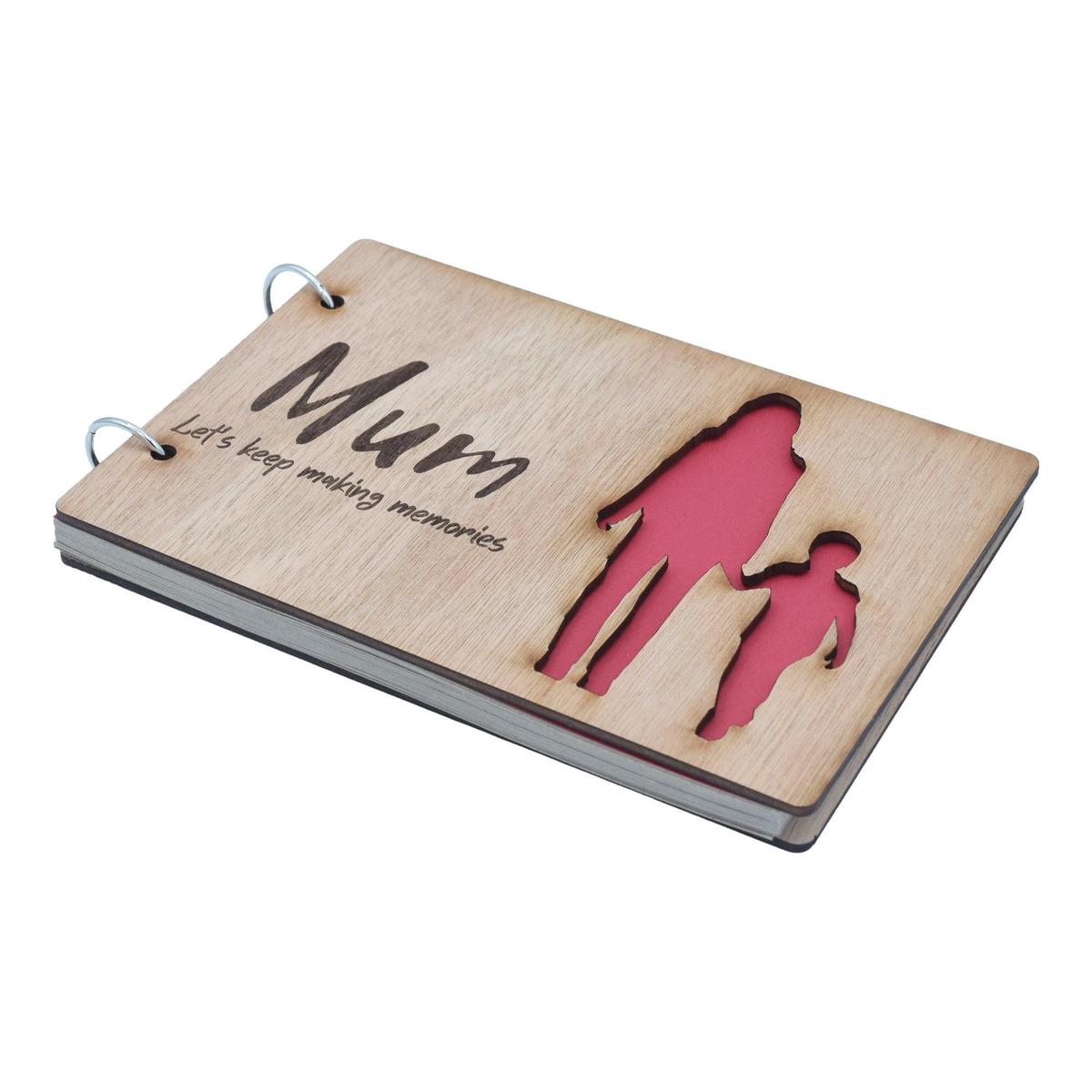 Mum and Son Scrapbook - Mum Let's Keep Making Memories. Mothers Day, Birthdays, Christmas