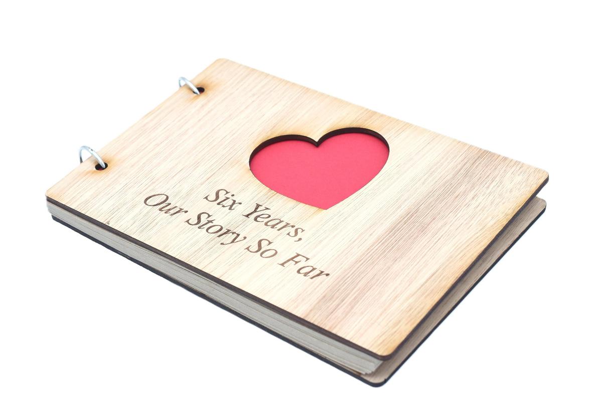 6 Years Our Story So Far - Scrapbook, Photo album or Notebook Idea For 6th Anniversary