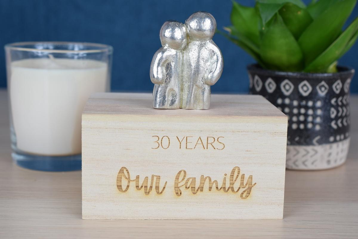 30 Years Our Little Hugging Family | 30th Anniversary Gift - Choose Your Own Family Combination | Part of the We Made a Family Range
