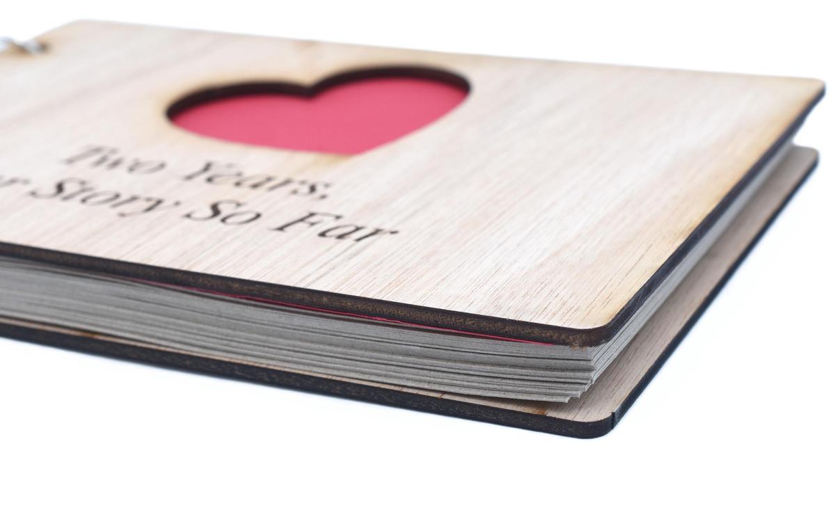 2 Years Our Story So Far - Scrapbook, Photo album or Notebook Idea For 2nd Anniversary