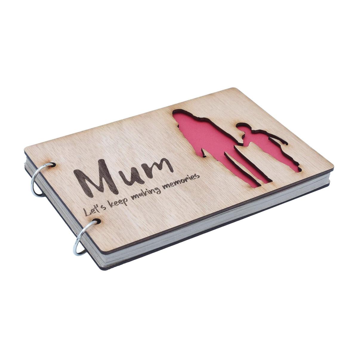 Mum and Son Scrapbook - Mum Let's Keep Making Memories. Mothers Day, Birthdays, Christmas