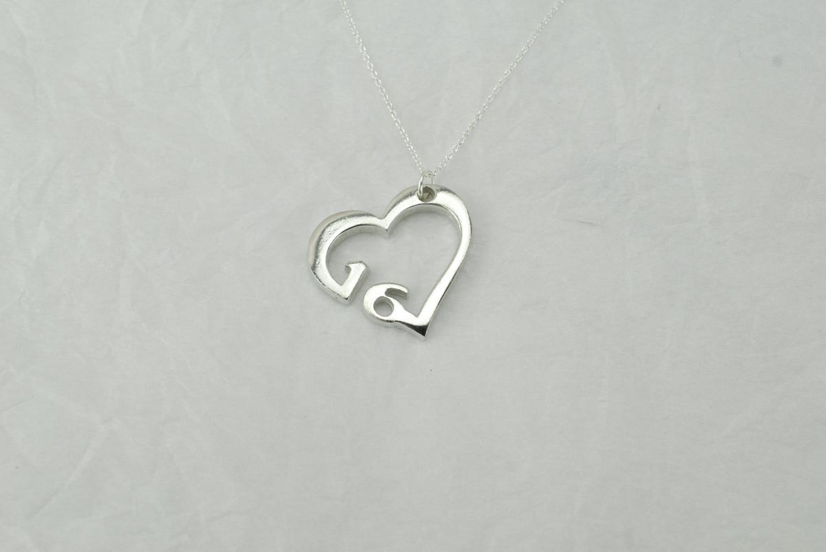 16 Year Anniversary Heart Pendant/Necklace - Gift