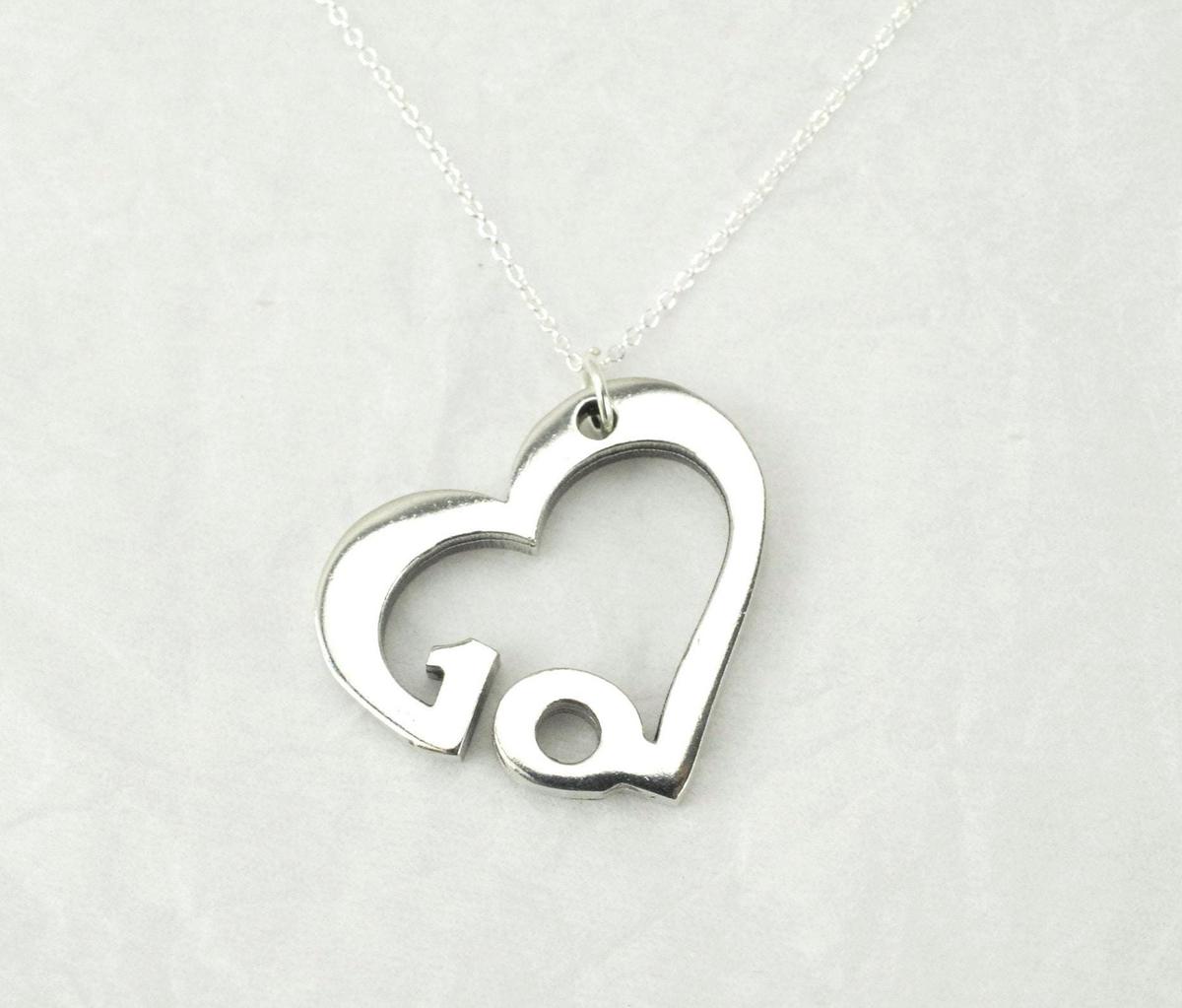 10 Year Anniversary Heart Pendant/Necklace - Gift