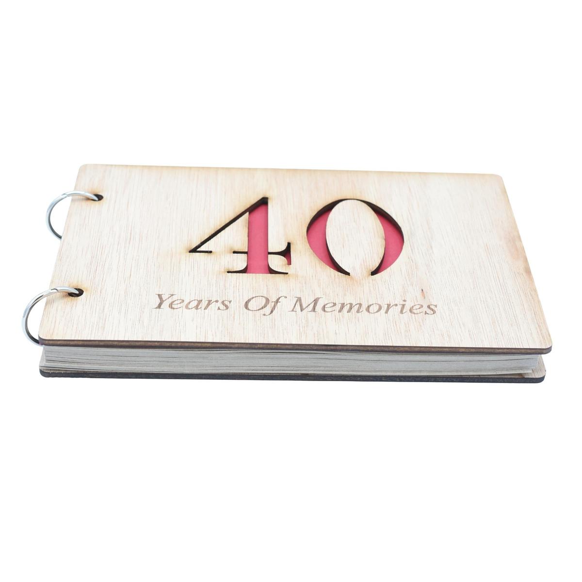 40 Year of Memories - Scrapbooks for Birthdays, Anniversaries, Christmas & Valentines
