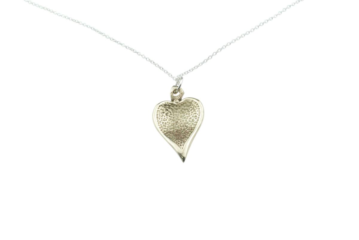 Bronze Mis-Shaped Heart Pendant