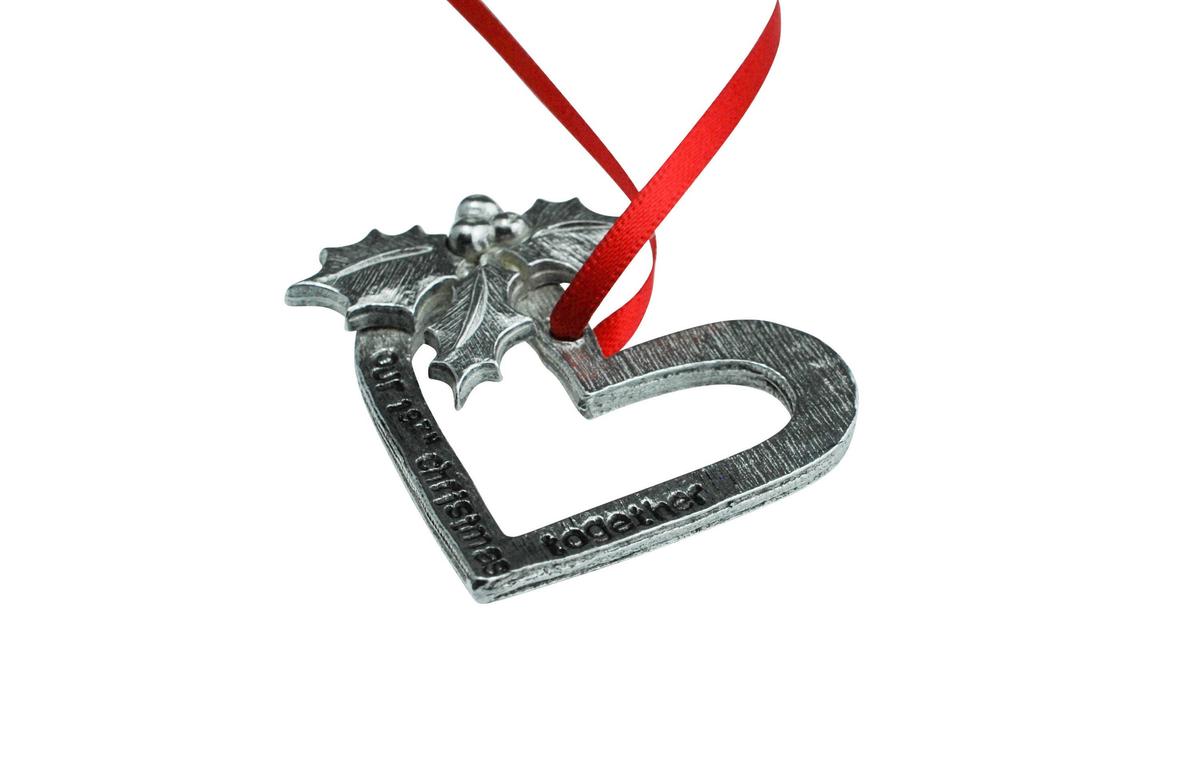 19th Anniversary Christmas Tree Ornament - Reads Our 19th Christmas Together
