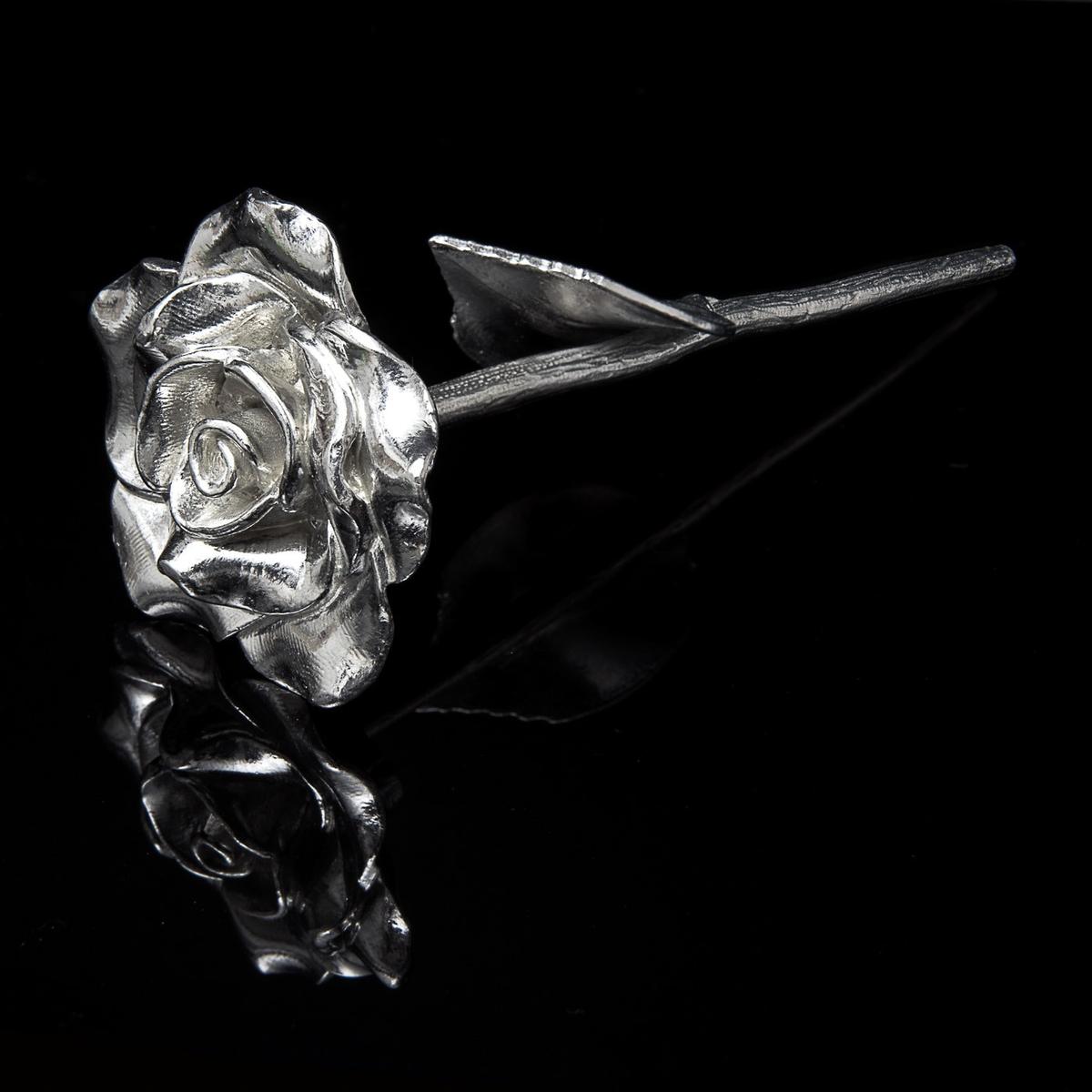 14th Anniversary Cast Metal Rose – Everlasting Love Gift
