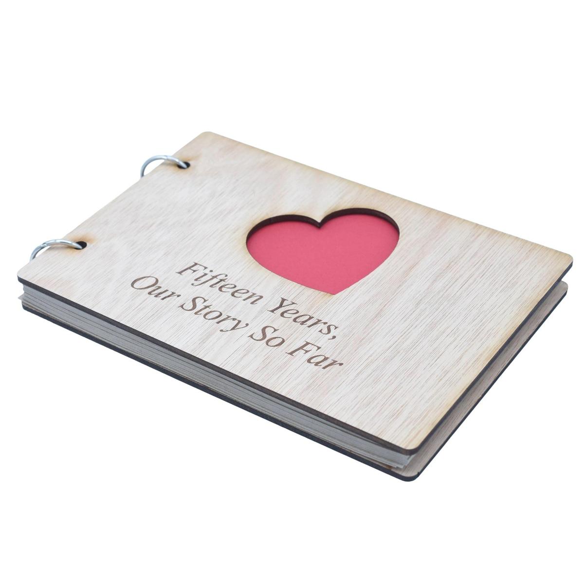 15 Years Our Story So Far - Scrapbooks for Anniversaries, Birthdays, Christmas & Valentines