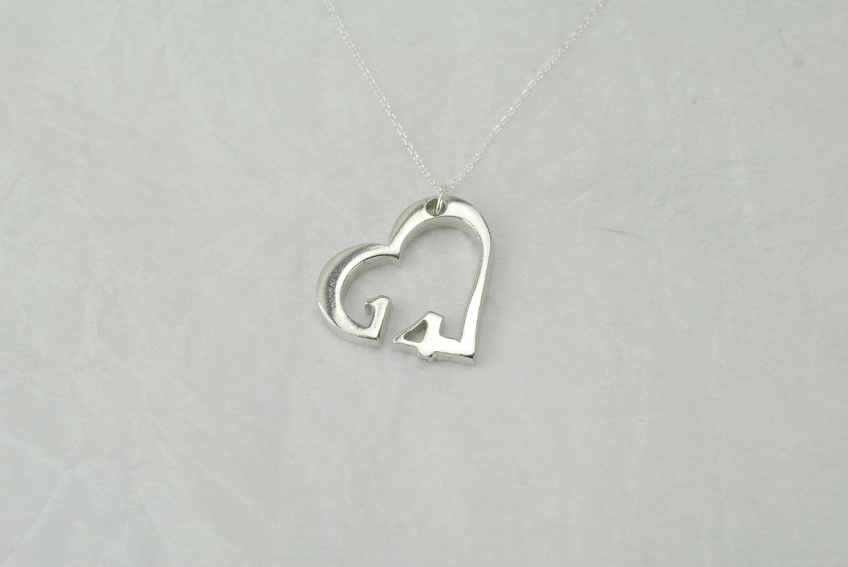 14 Year Anniversary Heart Pendant/Necklace - Gift