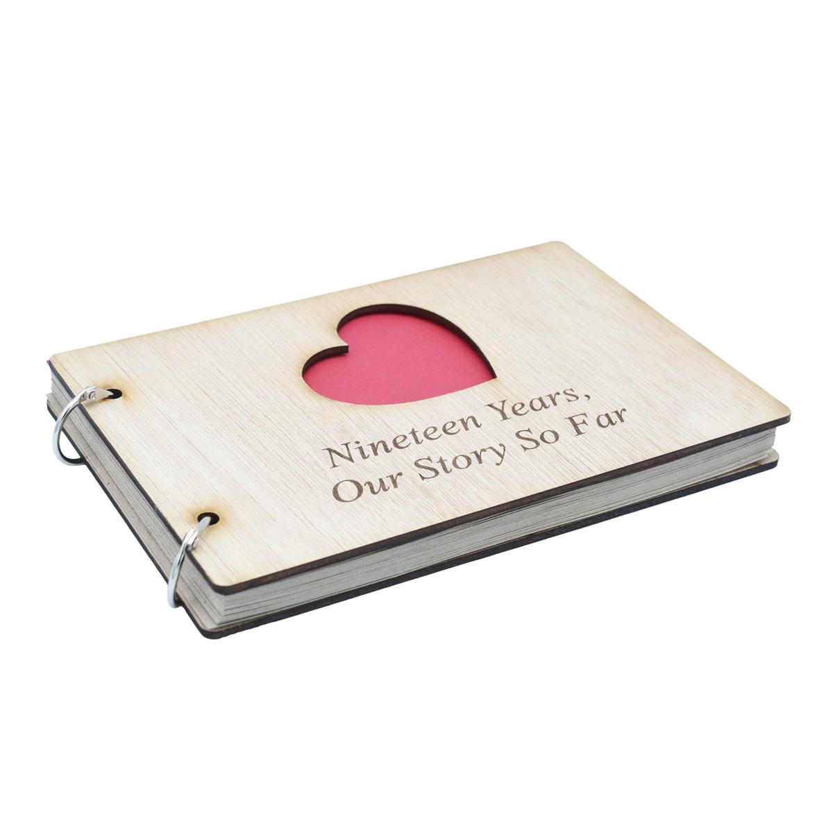 19 Years Our Story So Far - Scrapbook, Photo album or Notebook Idea For 19th Anniversary