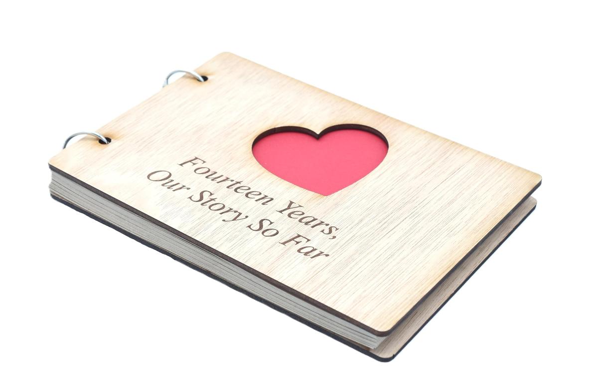 14 Years Our Story So Far - Scrapbook, Photo album or Notebook Idea For 14th Anniversary