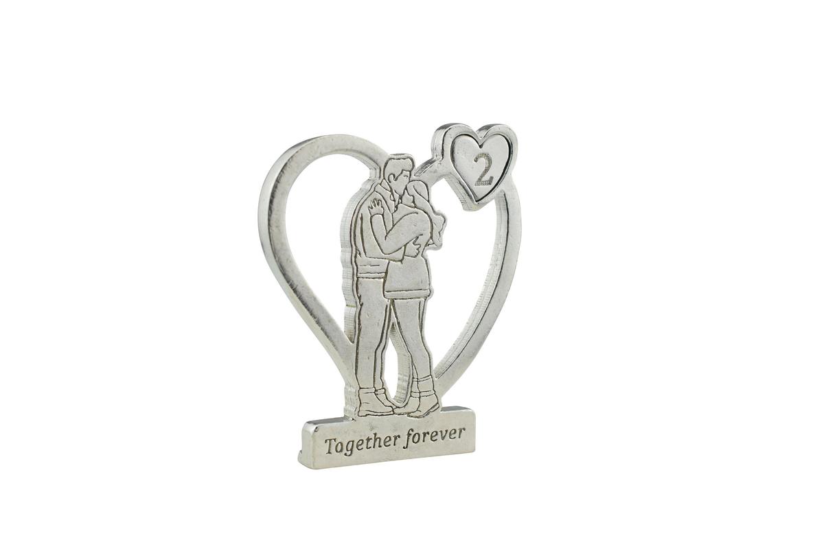 Together Forever Hugging Anniversary Gift - 2nd Anniversary
