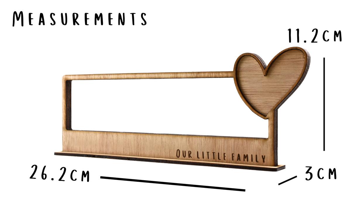3 Years Our Little Family | 3rd Anniversary Gift - Choose Your Own Family Combination
