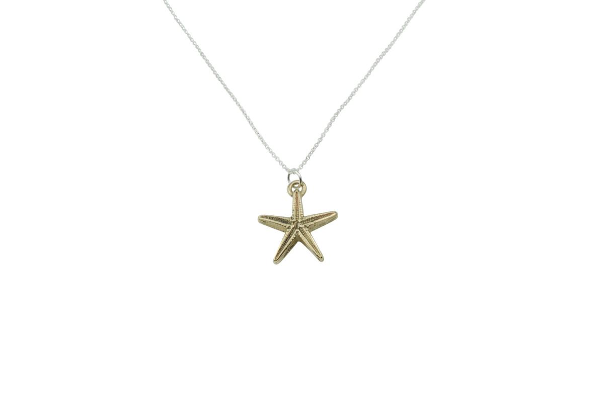Bronze Detailed Starfish Necklace