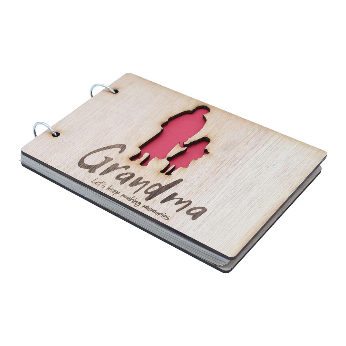 Grandma Let's Keep Making Memories-  Grandma and Granddaughter - Scrapbook, Photo album or Notebook. Mothers day or Birthday Gifts.