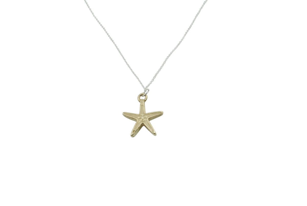 Bronze Detailed Starfish Necklace