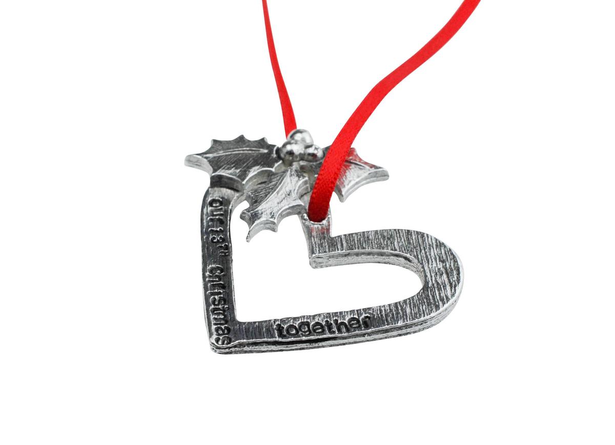 13th Anniversary Christmas Tree Ornament - Reads Our 13th Christmas Together
