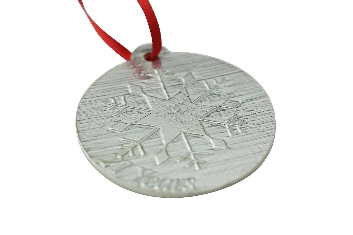 21 Year Anniversary - Metal Christmas Snowflake Metal Decoration