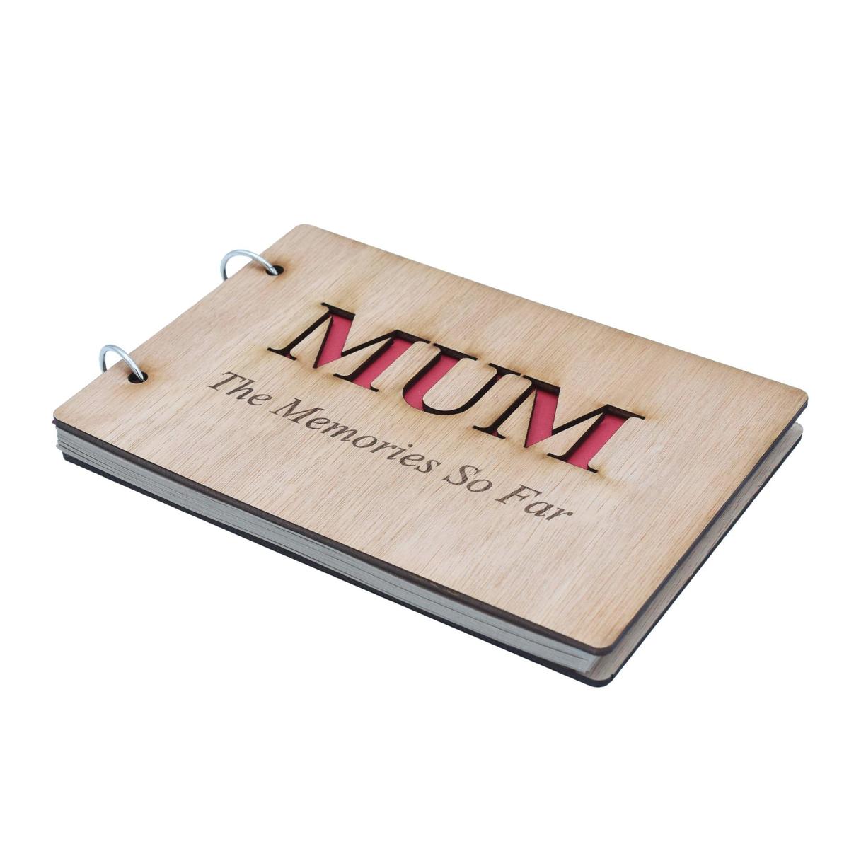 MUM The Memories So Far - Scrapbook, Photo album or Notebook Idea For MUM, Mothers day or Birthday Gifts