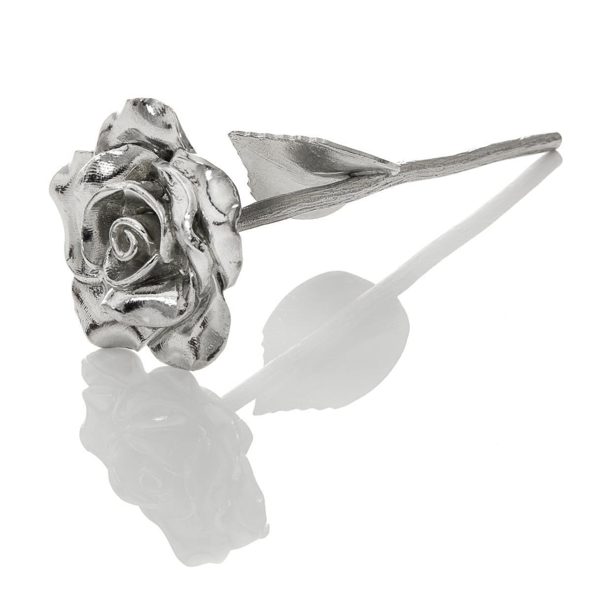 13th Anniversary Rose – Solid Metal Everlasting Love Gift