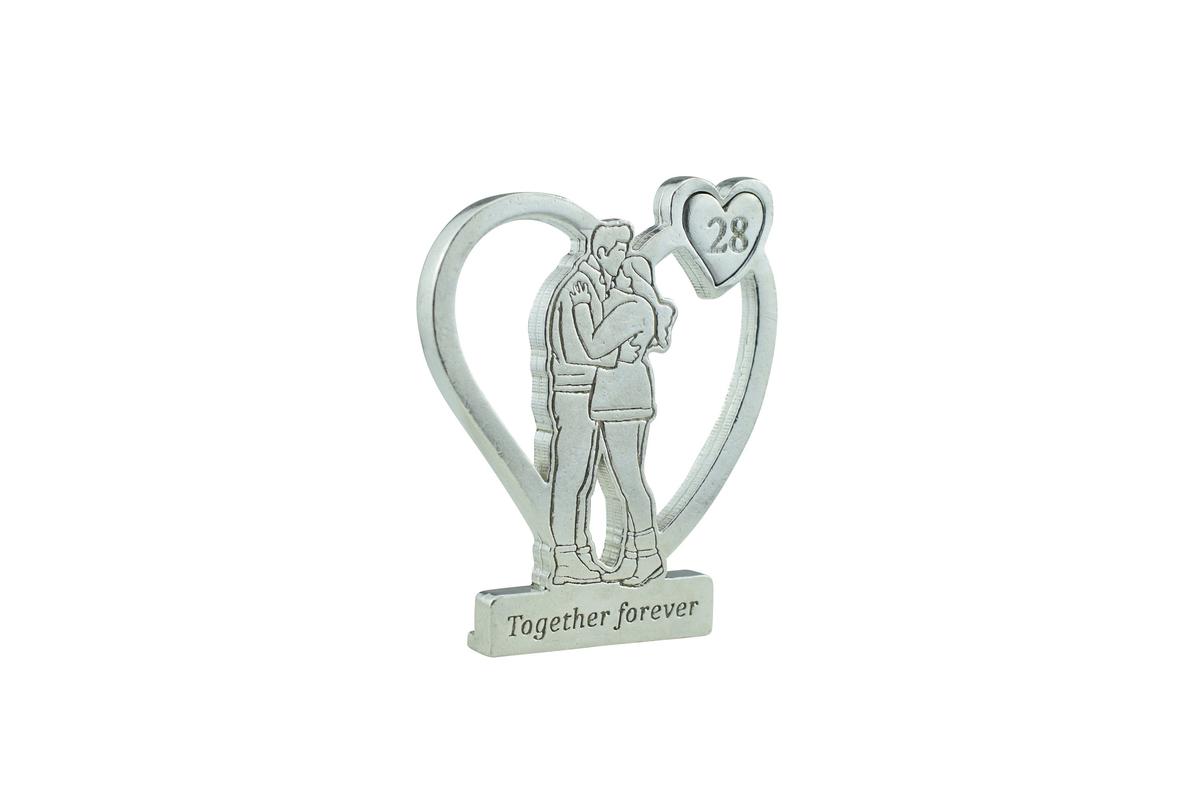 Together Forever Hugging Anniversary Gift - 28th Anniversary