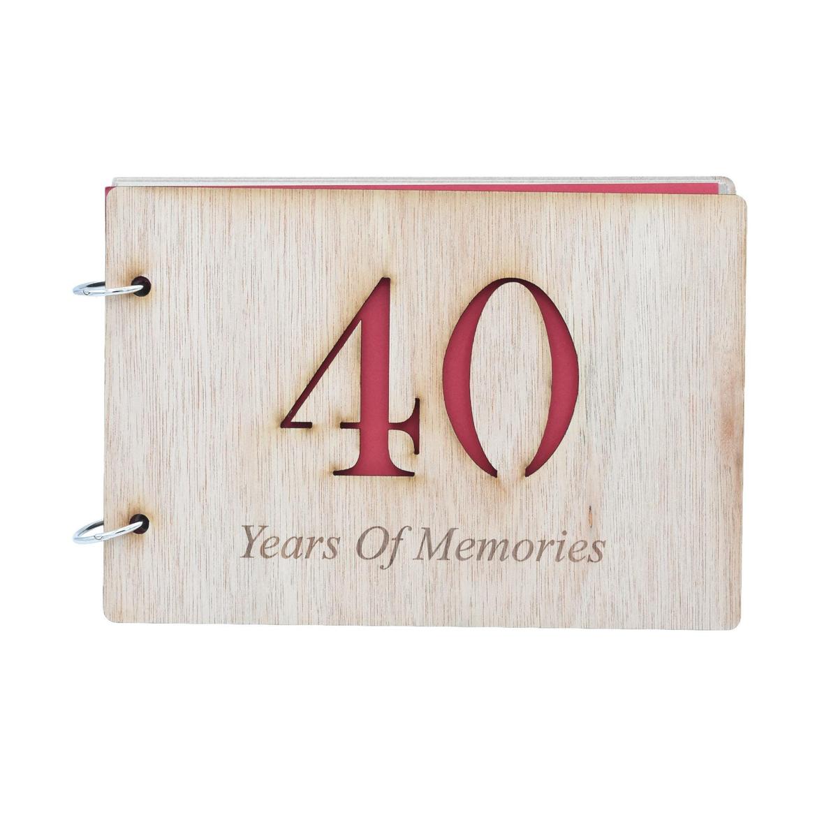 40 Year of Memories - Scrapbooks for Birthdays, Anniversaries, Christmas & Valentines