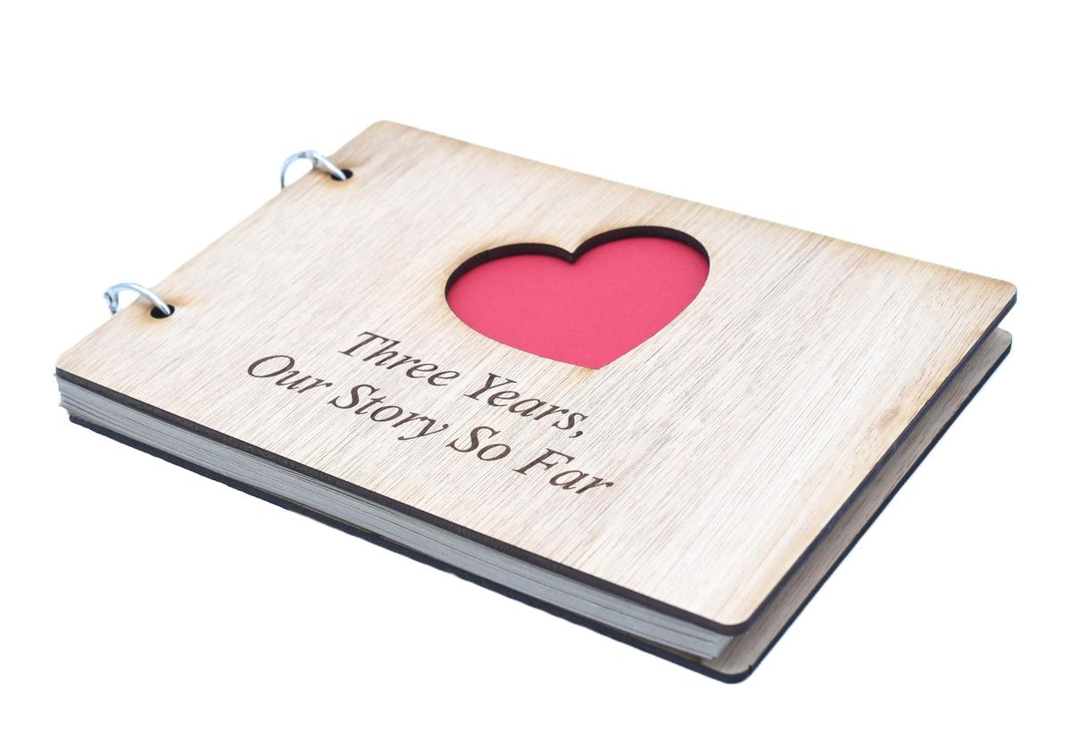 3 Years Our Story So Far - Scrapbook, Photo album or Notebook Idea For 3rd Anniversary
