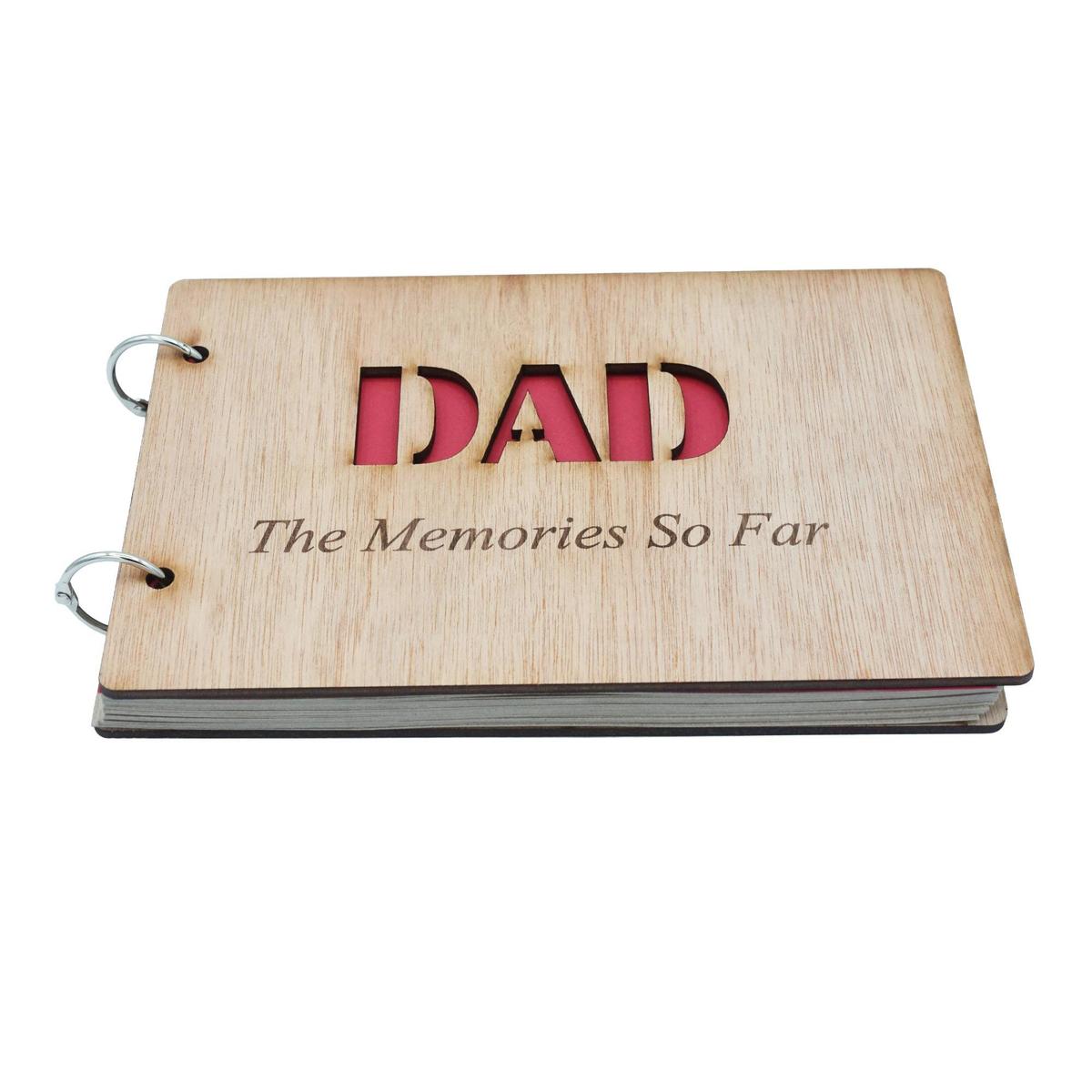 DAD The Memories So Far - Scrapbook, Photo album or Notebook Idea For DAD, Fathers day or Birthday Gifts