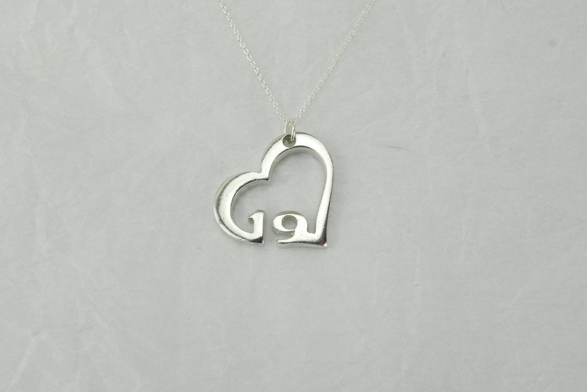 19 Year Anniversary Heart Pendant/Necklace - Gift