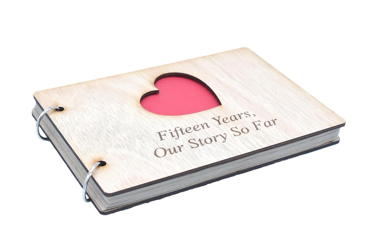 15 Years Our Story So Far - Scrapbooks for Anniversaries, Birthdays, Christmas & Valentines