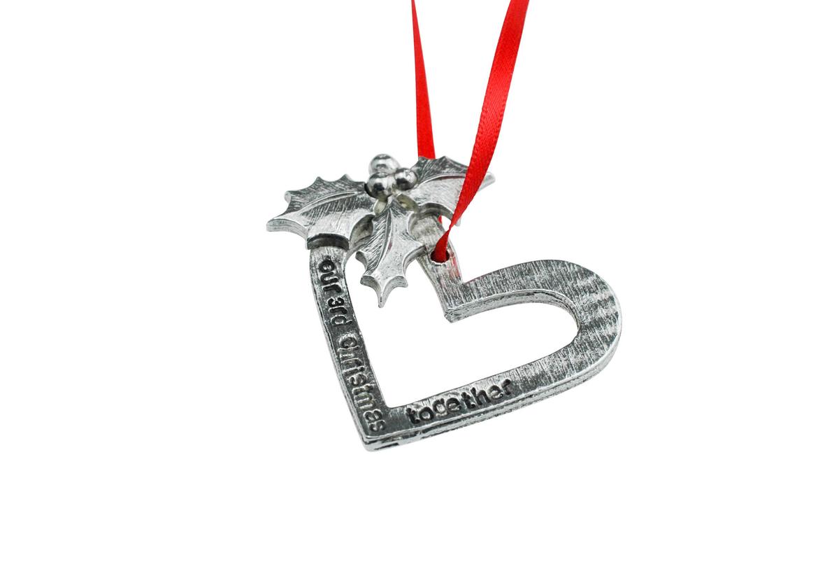 3rd Anniversary Christmas Tree Ornament - Reads Our 3rd Christmas Together