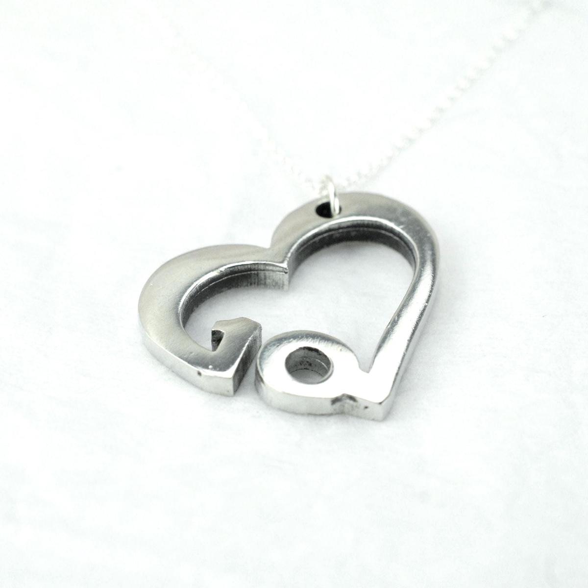 10 Year Anniversary Heart Pendant/Necklace - Gift