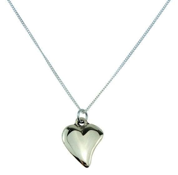 Bronze Off Shaped Heart Earring & Necklace Set- Anniversary or Birthday Gift