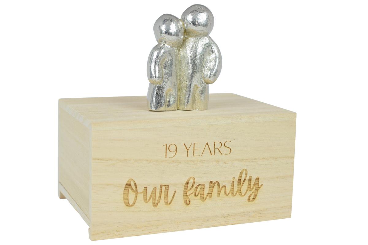 19 Years Our Little Hugging Family | 19th Anniversary Gift - Choose Your Own Family Combination | Part of the We Made a Family Range