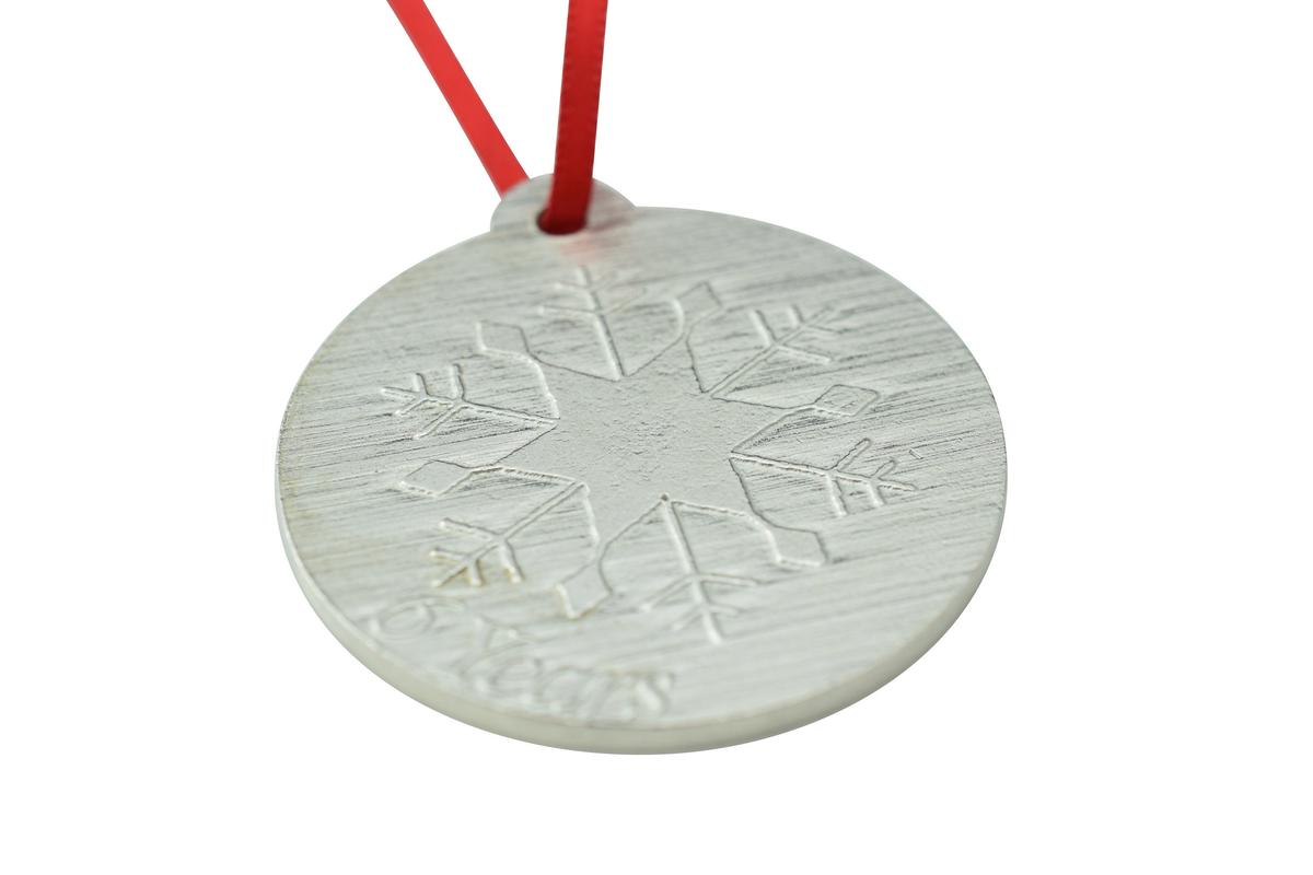 6 Year Anniversary - Metal Christmas Snowflake Metal Decoration