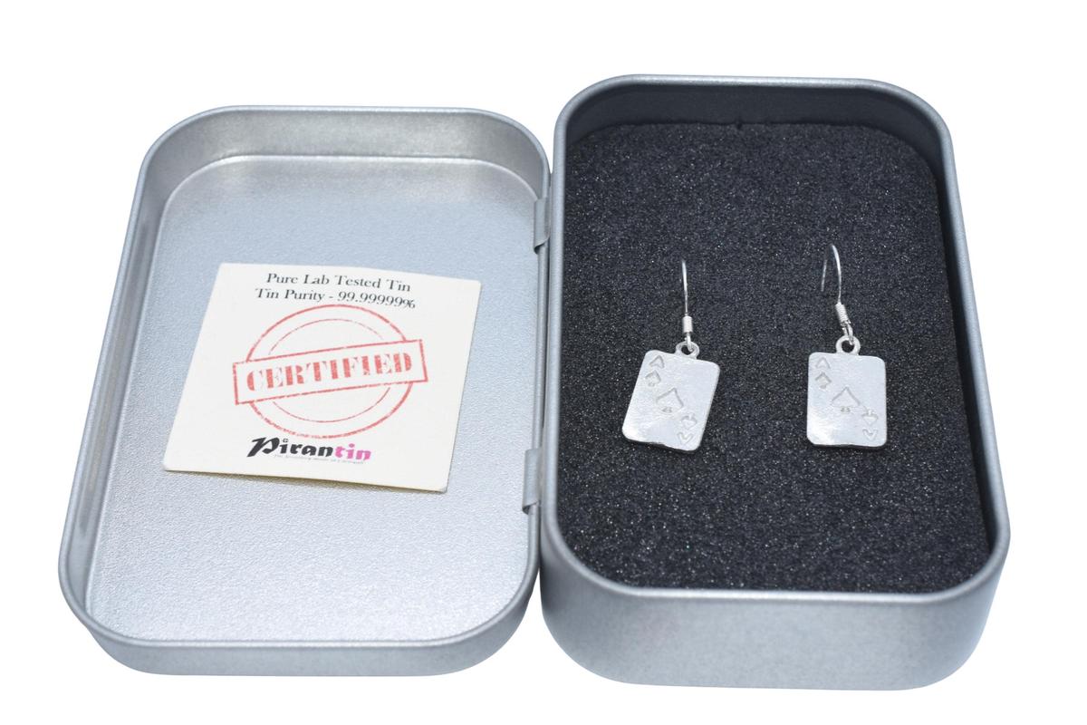 Ace of Spades Earrings - Anniversary or Birthday Gift.