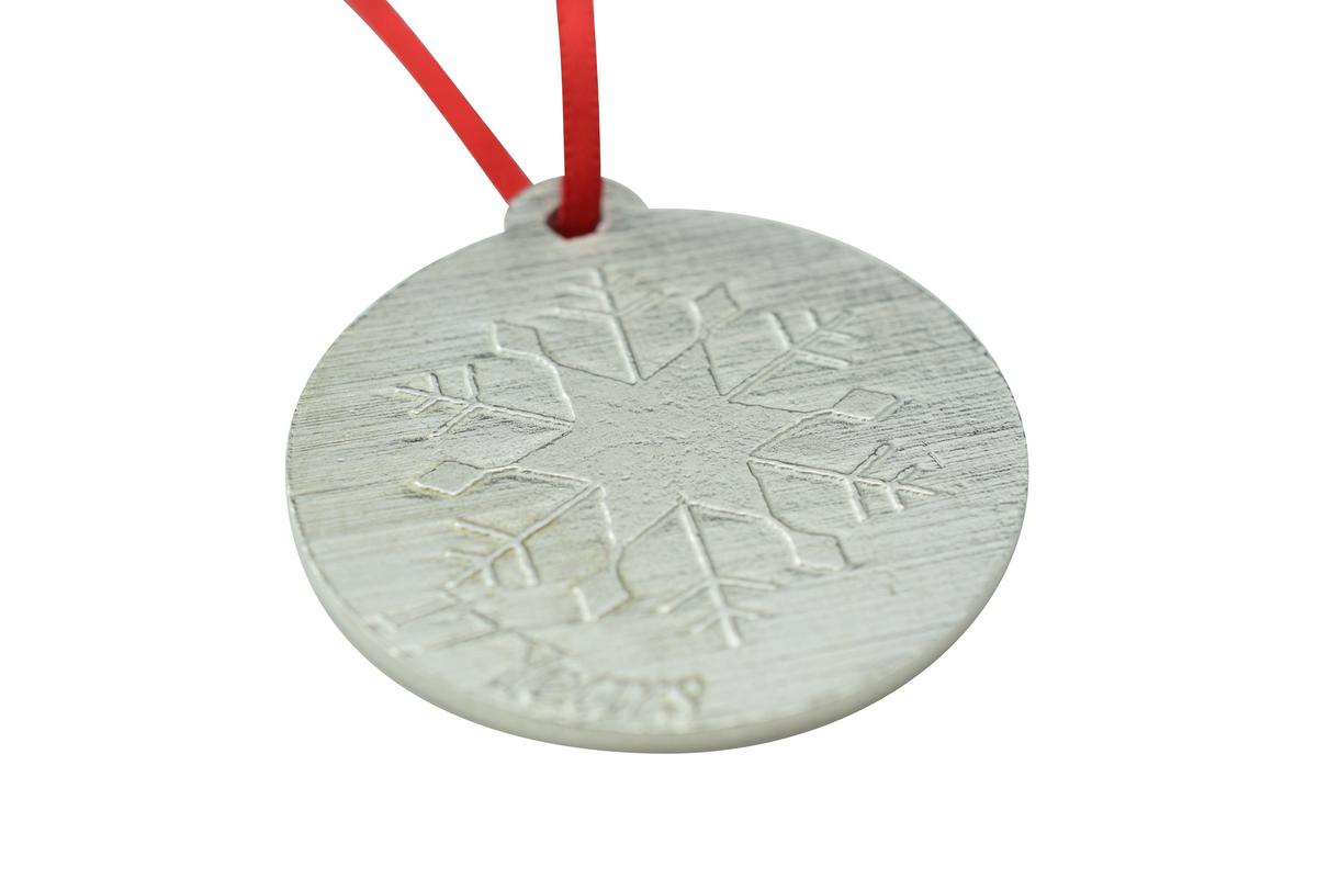 17 Year Anniversary - Metal Christmas Snowflake Metal Decoration