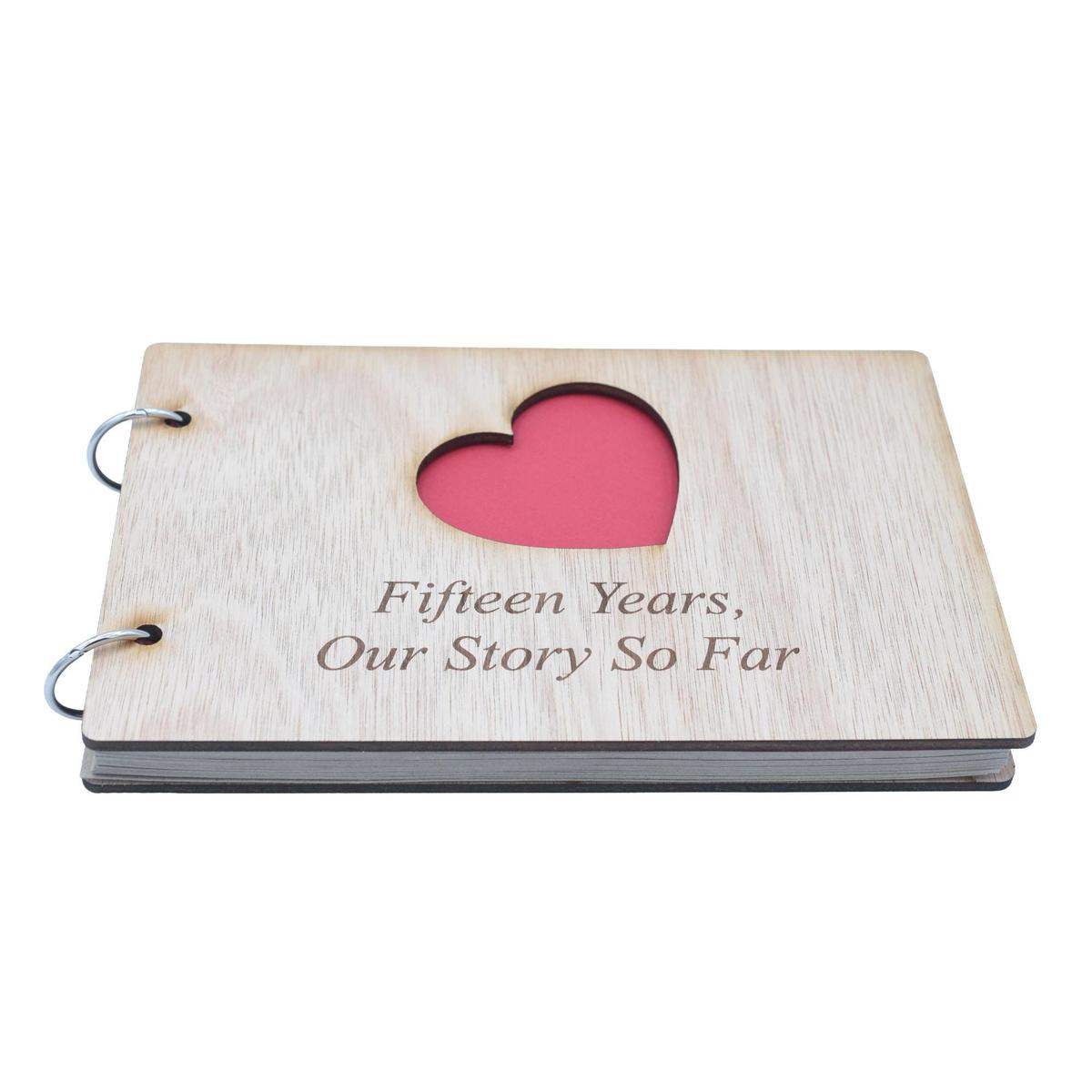 15 Years Our Story So Far - Scrapbooks for Anniversaries, Birthdays, Christmas & Valentines