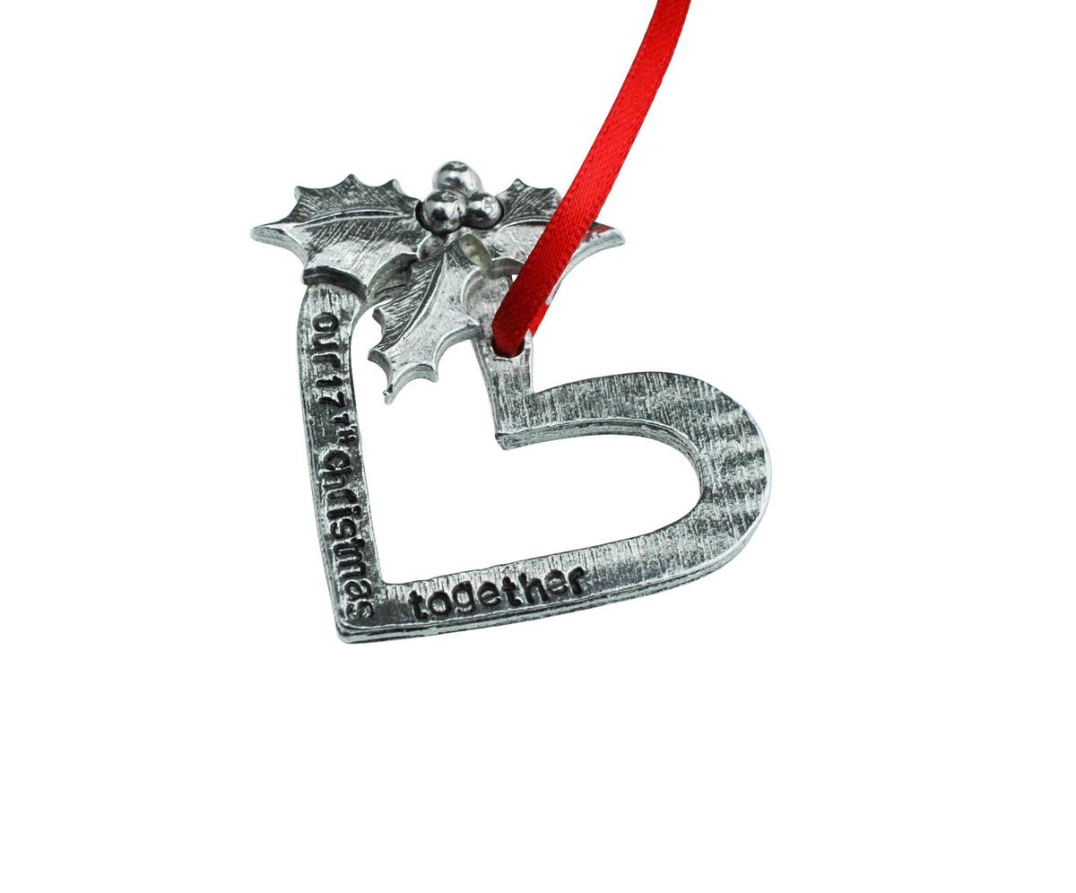 17th Anniversary Christmas Tree Ornament - Reads Our 17th Christmas Together