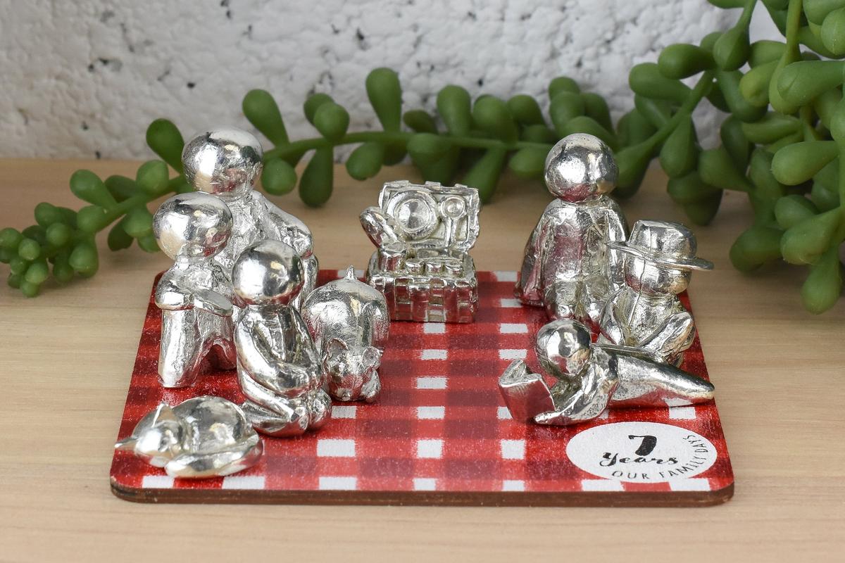 7 Years of Family Days Picnic - Our Family Days Collection - 7 Year Anniversary - Choose Amount of Children