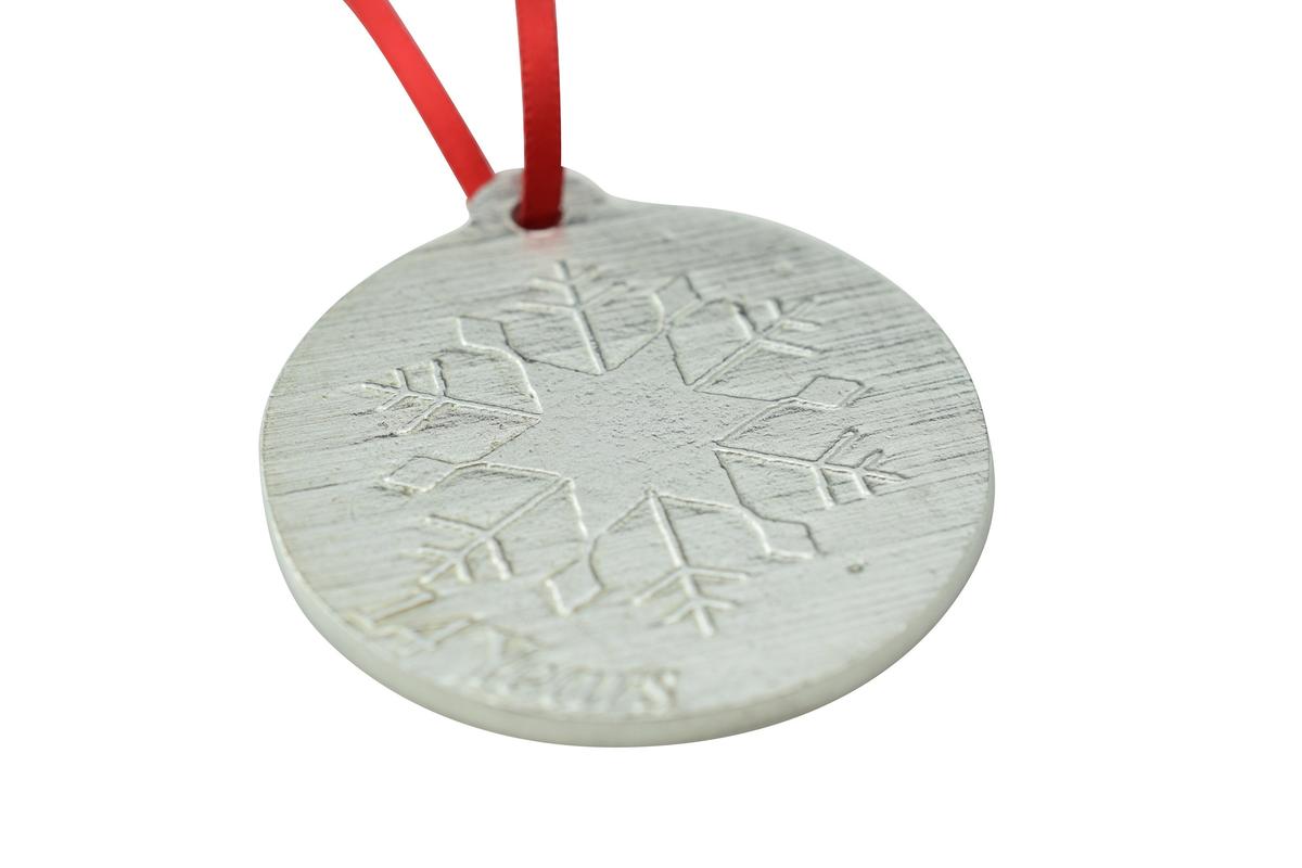 14 Year Anniversary - Metal Christmas Snowflake Metal Decoration