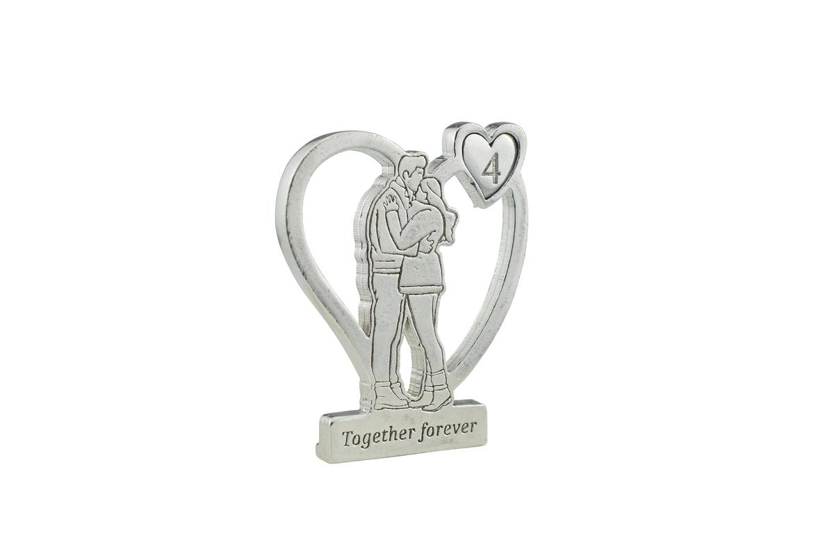 Together Forever Hugging Anniversary Gift - 4th Anniversary