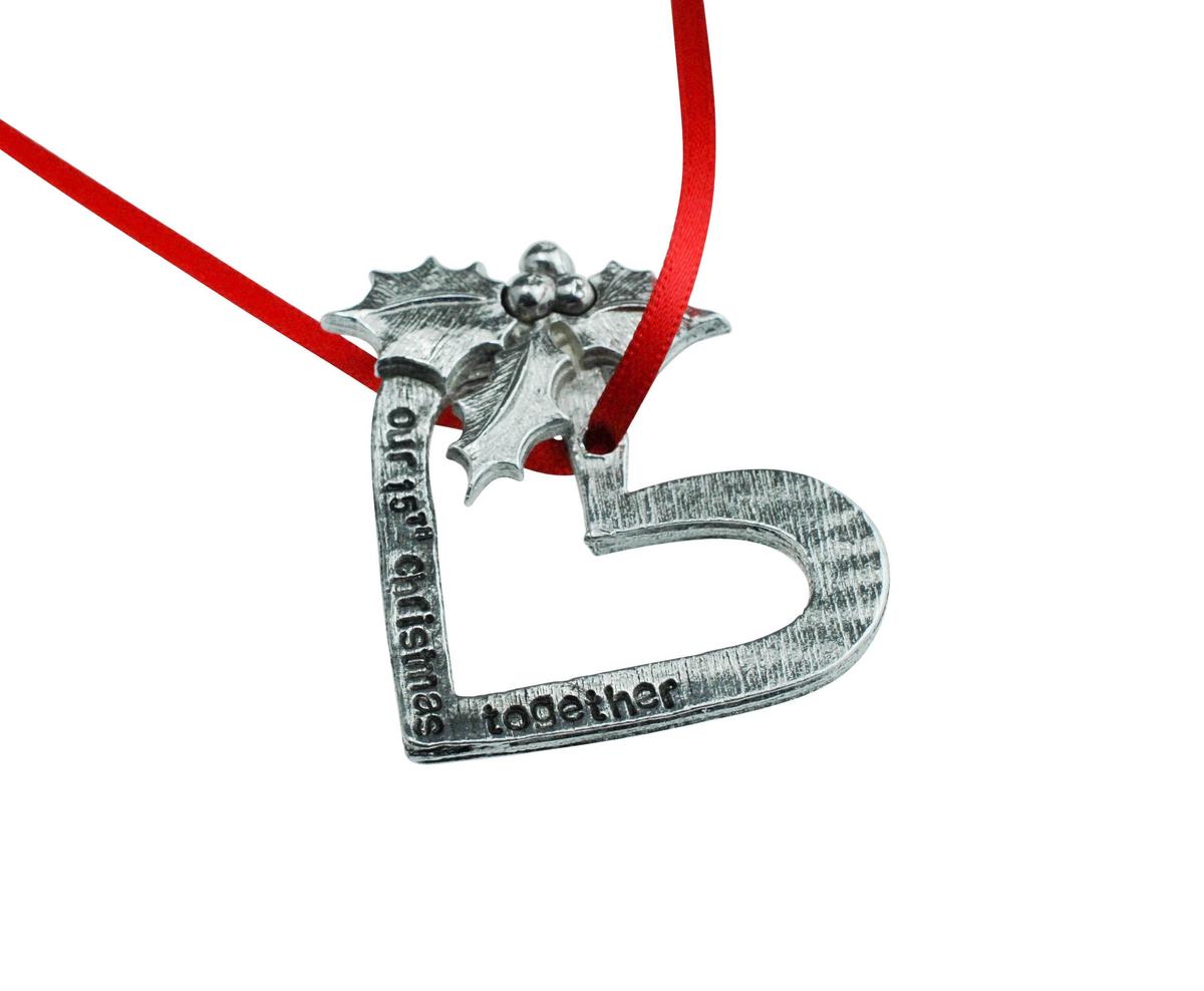 15th Anniversary Christmas Tree Ornament - Reads Our 15th Christmas Together