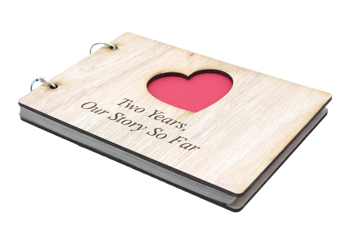 2 Years Our Story So Far - Scrapbook, Photo album or Notebook Idea For 2nd Anniversary