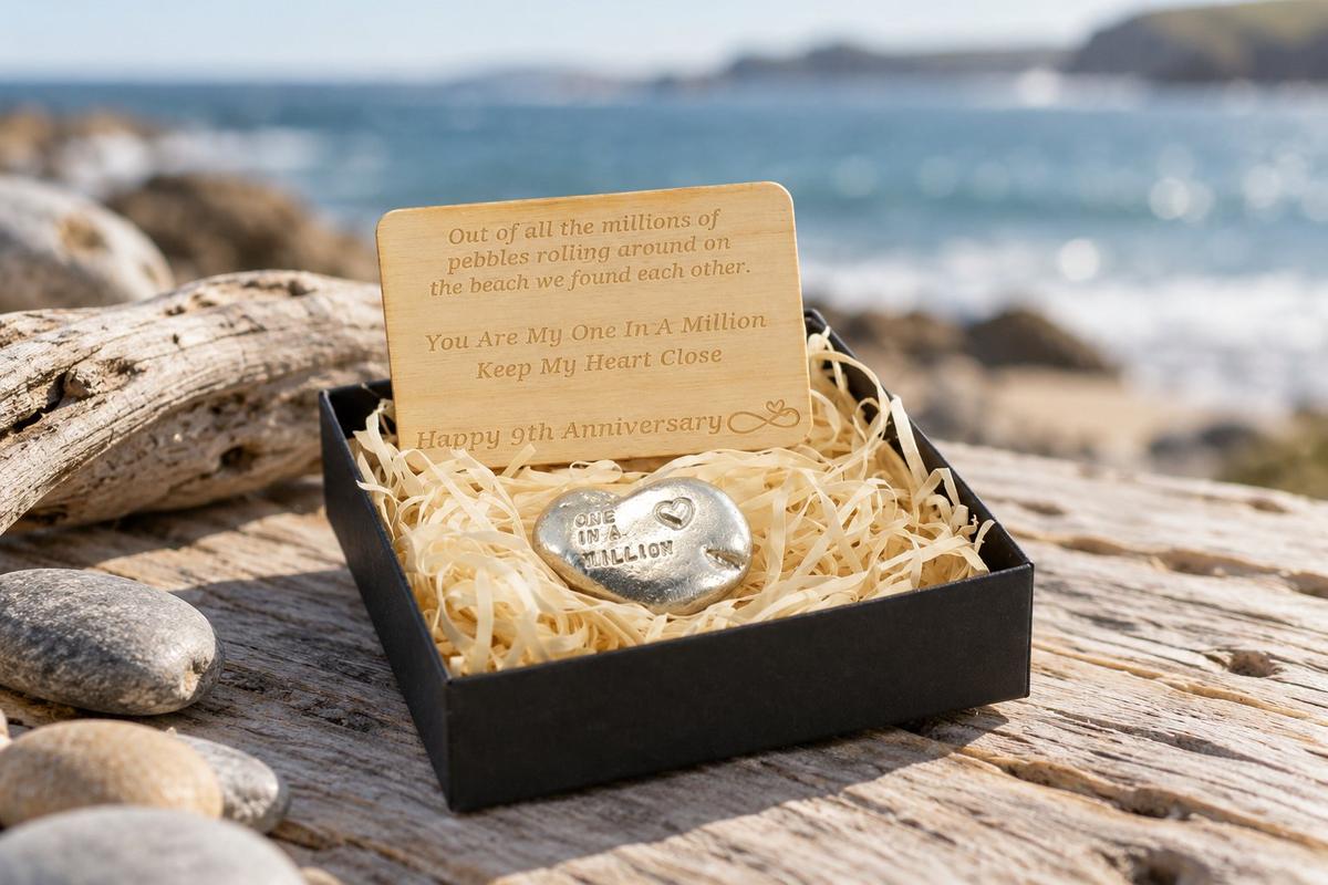 One in a Million Pebble - 9th Anniversary Gift