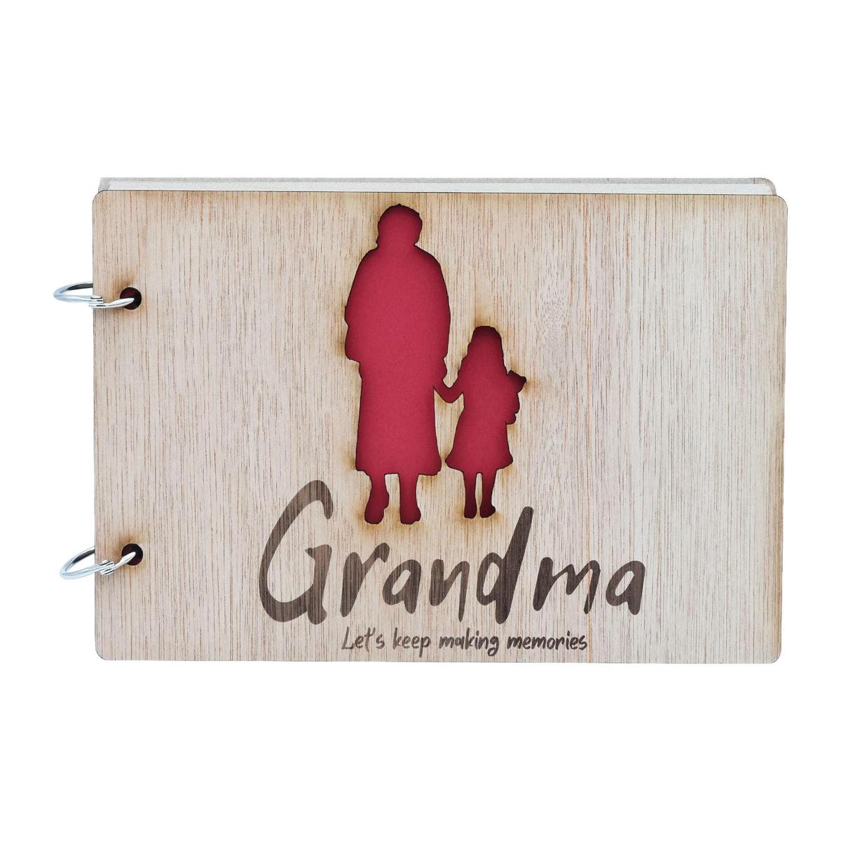 Grandma Let's Keep Making Memories- Grandma and Granddaughter - Scrapbook, Photo album or Notebook. Mothers day or Birthday Gifts.