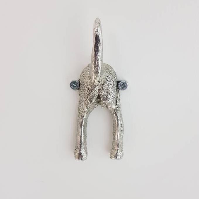 Dog Tail Wall Hook – Fun Decorative Home Accessory - dog lead hanging fixture