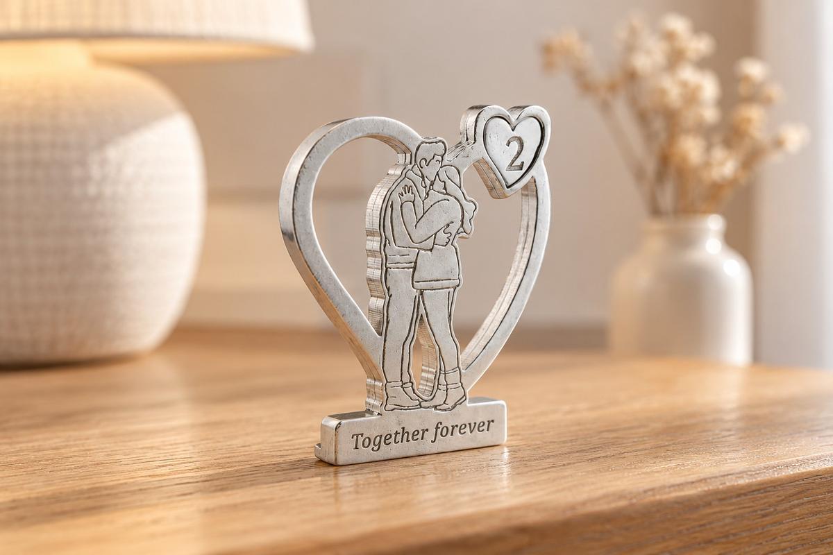 Together Forever Hugging Anniversary Gift - 2nd Anniversary